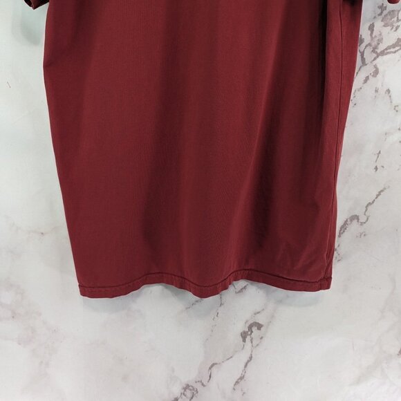 511 Tactical T Shirt Mens Large Red Cotton Crew  Neck Tee 5.11 Pocket Short - Picture 8 of 9